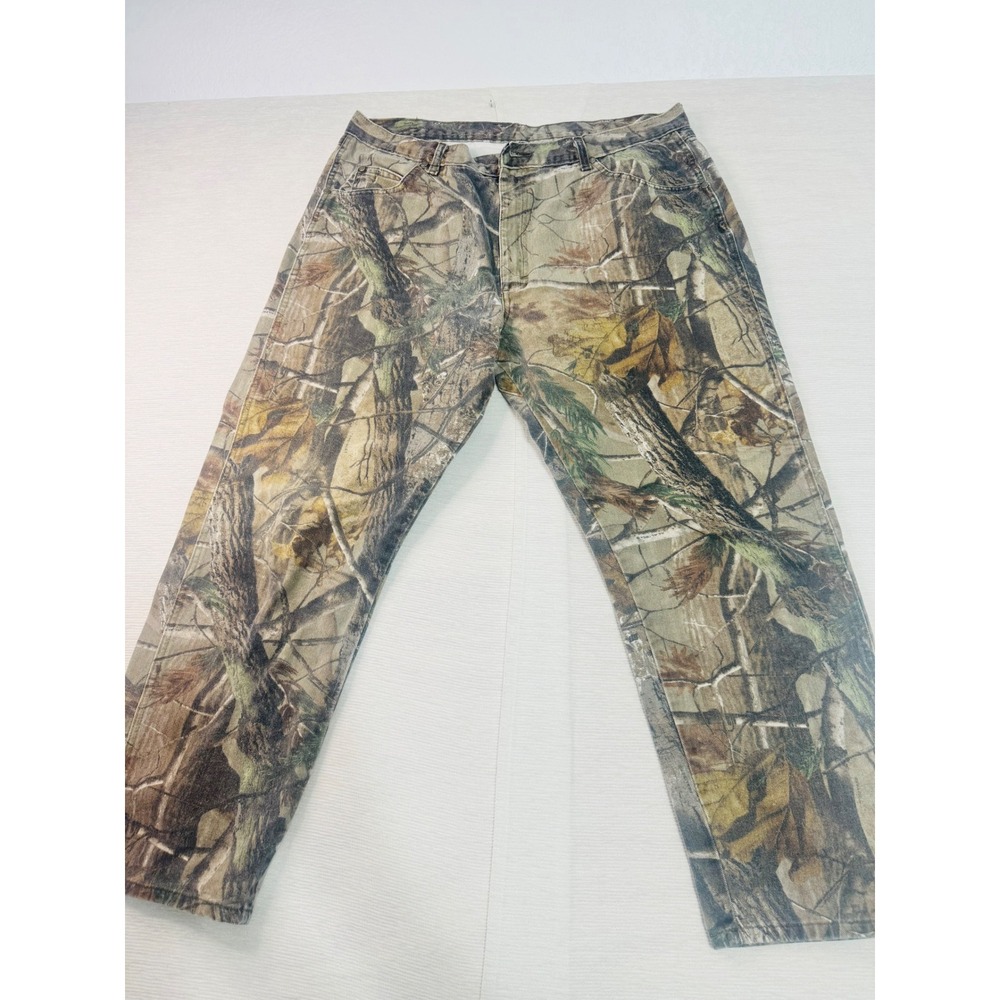 Wrangler Pro Gear RealTree Camo Hunting Pants Mens 40x30 Cotton PG001AP